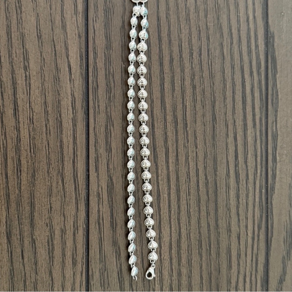 Tiffany & Co. Silver Heart Charm Necklace - Picture 7 of 11